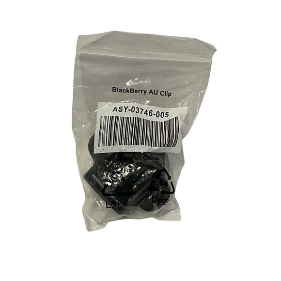 BlackBerry AU Clip & USB Cable MicroUSB 1.0M Black New In Sealed Package - Picture 3 of 3